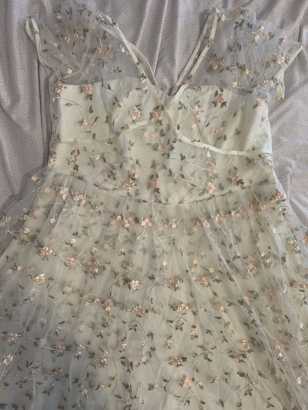 Collectif X Modcloth Cream Satin Lined Garment with Black Label
